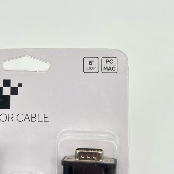 Radio Shack GigaWare SVGA 6' Monitor Cable PC or MAC to TV Ferrite Coil Filters - Picture 4 of 8